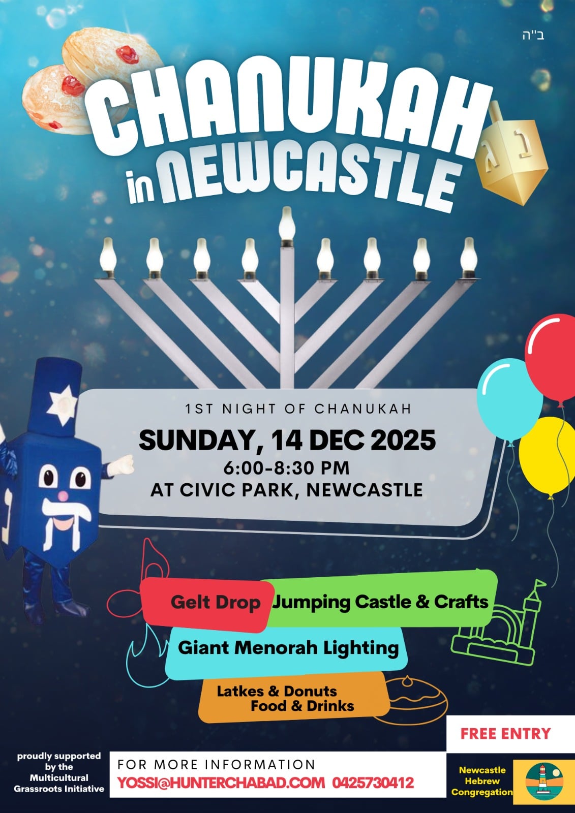 Chanukah in Newcastle