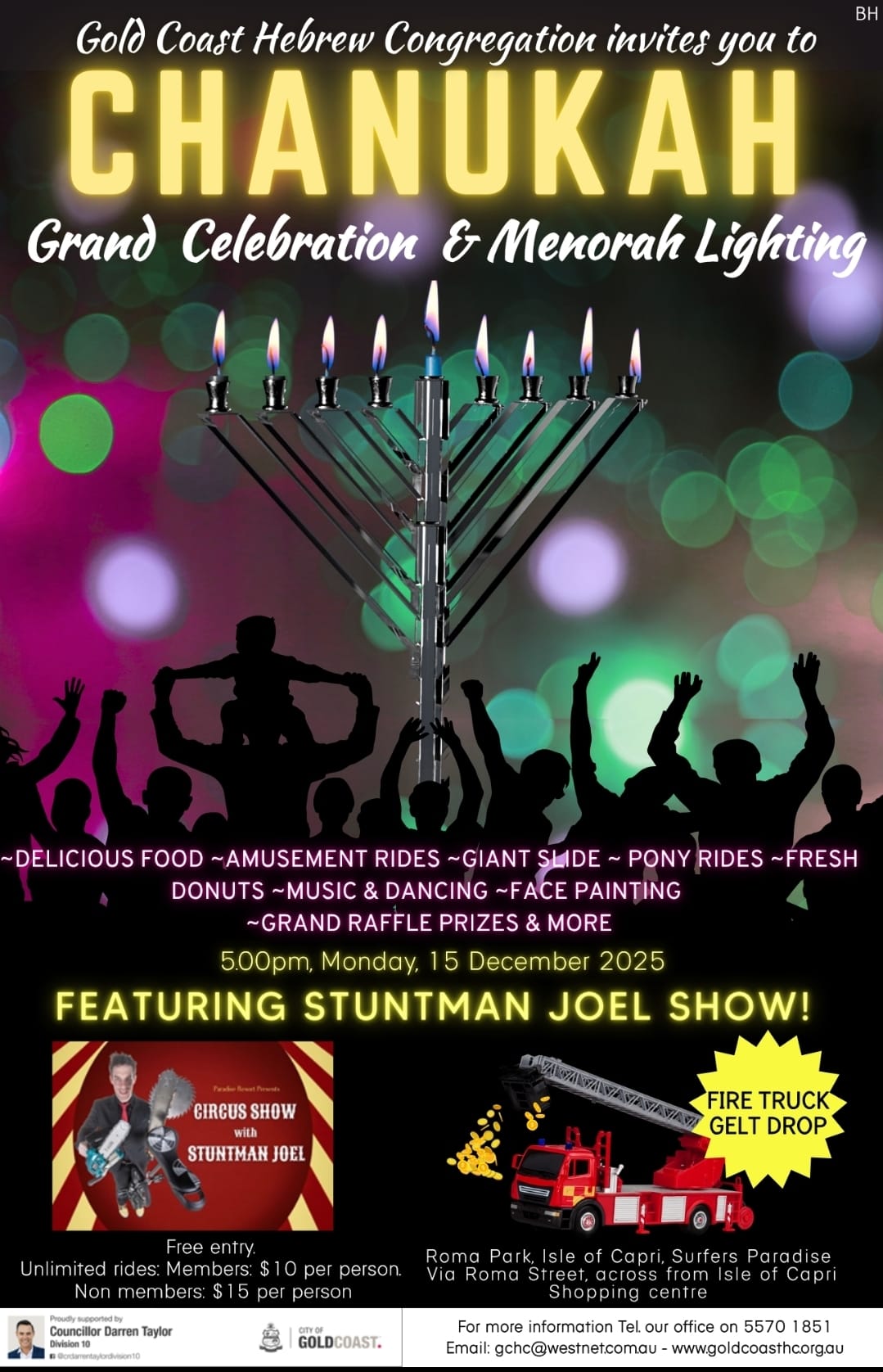 Chanukah at Roma Park, Isle of Capri