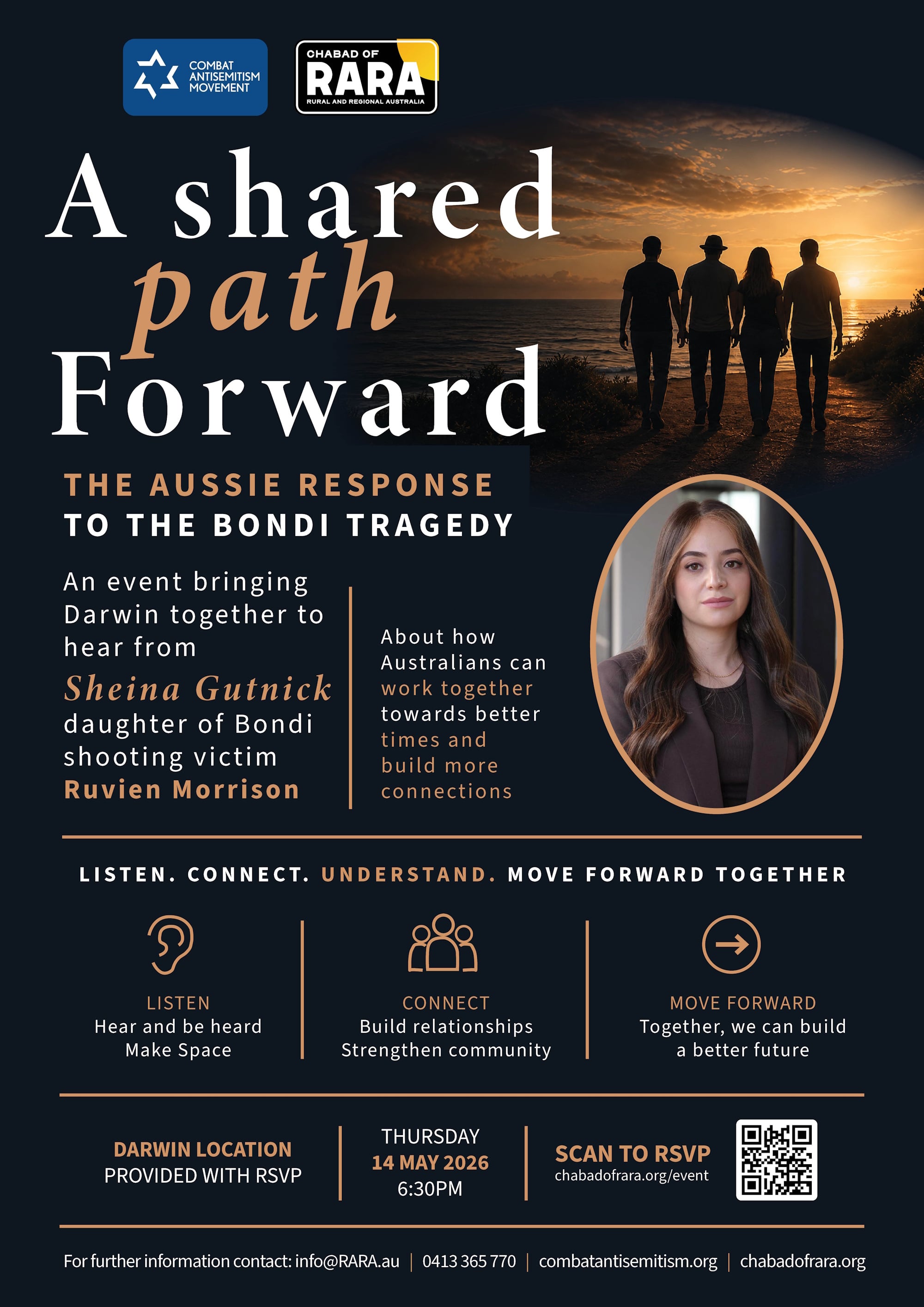 Finding Light After Darkness Event Flyer